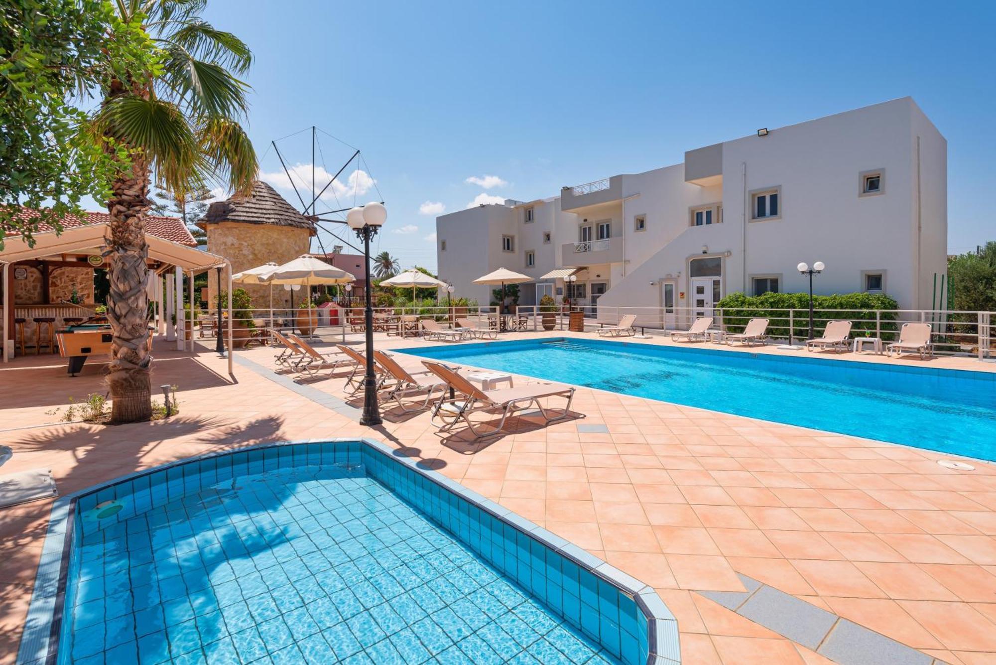 Mylos Apartments Anissaras ヘルソニソス エクステリア 写真